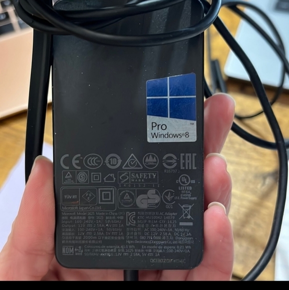 EXTRA LONG 10ft additional chords Microsoft Surface Charger Model 1706 65w - Picture 6 of 7